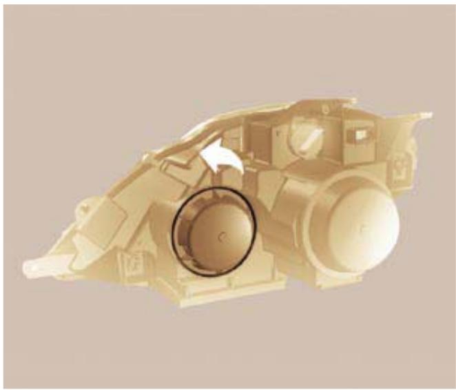 CITROEN C8 - Changer une LAMPE FEUX avant - 3