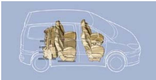 CITROEN C8 - Aménagements 5 places - 11