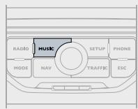 CITROEN C8 - Utiliser l'entrée auxiliaire (AUX) cable AUDIO / RCA NON FOURNI - 2