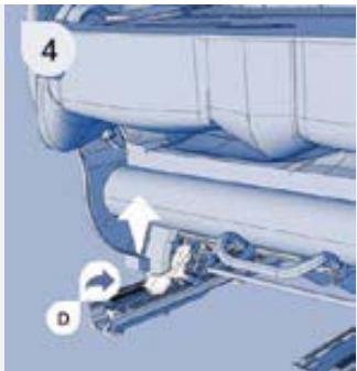 CITROEN C8 - Position du dossier rabattu - 3