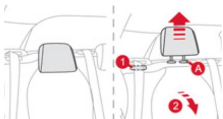 CITROEN DS3 - Appuis-tête arrière - 1