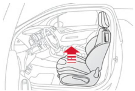 CITROEN DS3 - Réglage longitudinal - 1