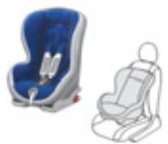 CITROEN DS3 - Siège enfant ISOFIX recommandé par citroën et homologué pour votre véhicule - 1