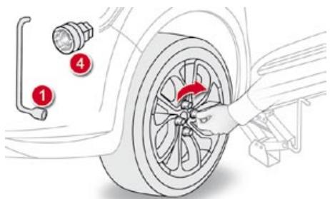 CITROEN DS4 - Après un changement de roue - 1