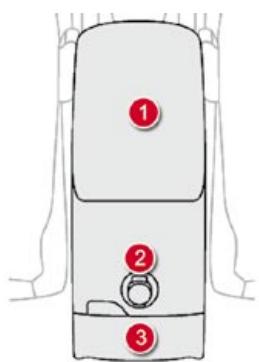 CITROEN DS4 - Console centrale haute - 1