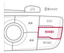 CITROEN DS4 - Activer / désactiver le RDS - 3