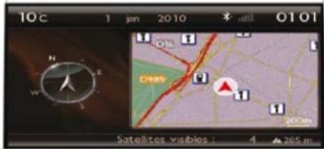 CITROEN DS4 - Affichages dans l'écran - 1