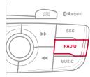 CITROEN DS4 - Par recherche manuelle de fréquence - 1
