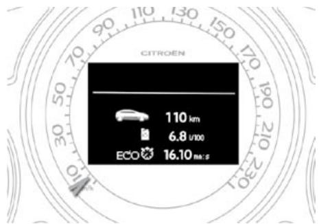 CITROEN DS4 - Compteur de temps du stop & start - 1