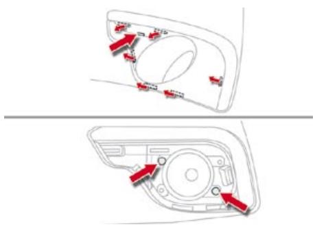 CITROEN DS4 - Changement des guides de lumière / feux de position - 1