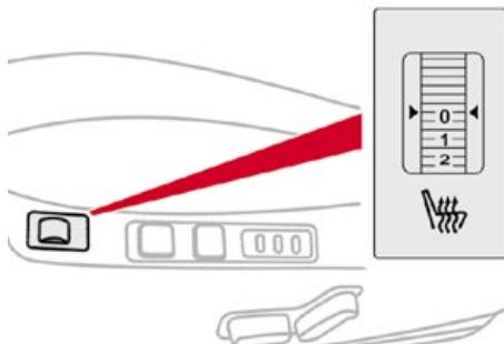 CITROEN DS4 - Réglage en hauteur et en inclinaison de l'appui-tête - 1