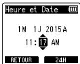 OLYMPUS LS-P2 - Appuyez sur la touche + ou - pour modifier le nombre. - 2