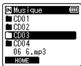 OLYMPUS LS-P2 - Quand [musique] est sélectionné : - 3