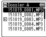 OLYMPUS LS-P2 - Quand [select fichier] est sélectionné - 1