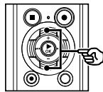 OLYMPUS LS-P2 - Appuyez sur la touche + ou - pour ajuster la direction du microphone stéréo intégré. - 1