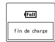 OLYMPUS LS-P2 - La recharge est terminée lorsque [fin de charge] s'affiche. - 1