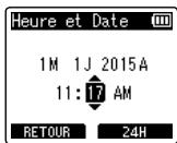 OLYMPUS LS-P2 - Configuration de la date et de l'heure - 4