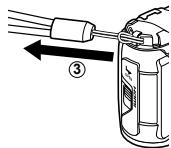 OLYMPUS STYLUS TG-TRACKER - Fixer la dragonne - 3