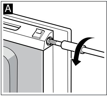 SIEMENS HB65RR660F/45 - Enlever le recouvrement de la porte - 1