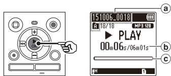 OLYMPUS WS-853 - Procédure de lecture basique - 1