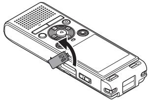 OLYMPUS WS-853 - Retrait d'une carte microsd - 1