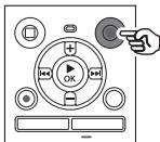 OLYMPUS WS-853 - Appuyez sur la touche REC (●) pendant l'enregistrement. - 1