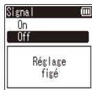 OLYMPUS WS-853 - Appuyez sur la touche OK pour sauvegarder le paramètre. - 2