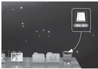 OLYMPUS WS-853 - Déconnexion de l'enregistreur vocal d'un ordinateur - 5