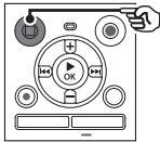 OLYMPUS WS-853 - Appuyez sur la touche OK pour sauvegarder le paramètre. - 4