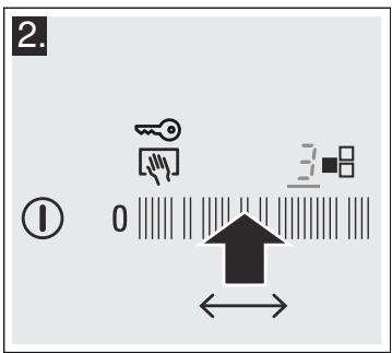SIEMENS EH651FK17E - Sélectionner la zone de cuisson et le niveau de puissance - 2