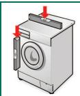 SIEMENS WD14H560FF/04 - Horizontaliser le lave-linge séchant avec un niveau à bulle - 3