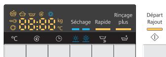 SIEMENS WD14H360FF - Afficheur/ touches d'options/ fonctions - 2