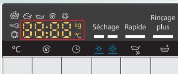 SIEMENS WD14H360FF - Informations de l'affi - 1