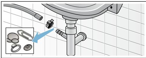 SIEMENS WD15G461FF - Flexible d'écoulement bouché au niveau du siphon - 1