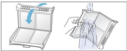 SIEMENS WT46G401FF - Nettoyer le filtre à peluches - 3