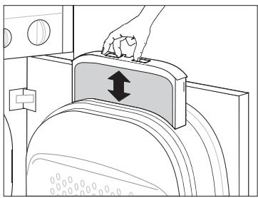 SIEMENS SIWATHERM C6 - Cleaning the fluff filter - 1