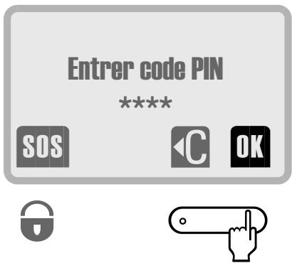 SIEMENS C35 - Entrer le code PIN - 4