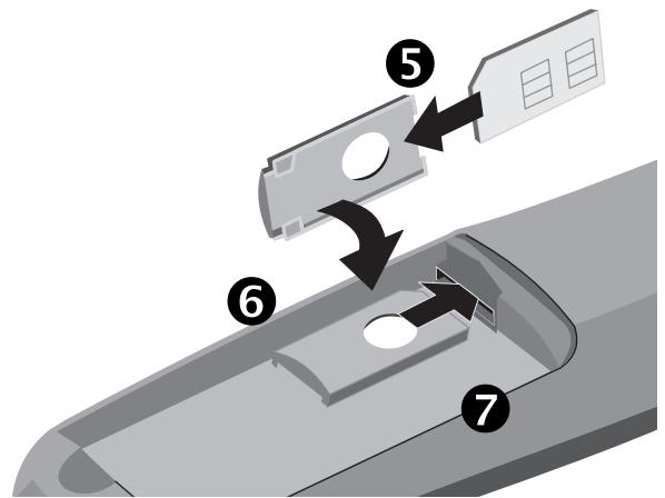 SIEMENS C35 - Insérer la carte SIM - 3