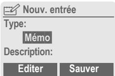 SIEMENS S55 - Entrer un nouveau rendez-vous - 3