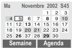 SIEMENS S55 - Affichage par mois - 1