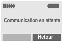 SIEMENS S55 - Mettre l'appel en attente - 1