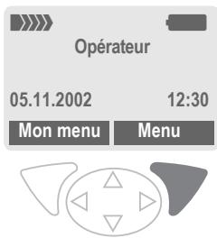 SIEMENS S55 - Commande par menu - 2