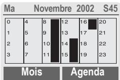 SIEMENS S55 - Affichage par jour - 1