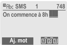 SIEMENS S55 - Propositions de mots T9 - 3