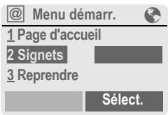SIEMENS S55 - Menu → Surf/Loisirs → Internet - 1