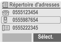 SIEMENS S55 - Appeler (rechercher une entrée) - 4