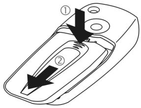 SIEMENS C72 - Insertion de la carte SIM/ batterie - 1