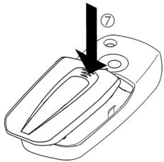 SIEMENS C72 - Insertion de la carte SIM/ batterie - 4