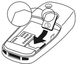 SIEMENS CT65 - Insertion de la carte sim/batterie - 2