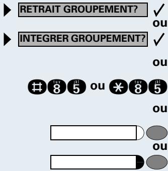 SIEMENS HIPATH 3000 - Vous faites partie d'un groupement ou d'un appel collectif : - 1